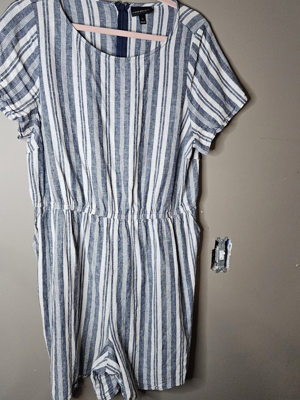 Lane Bryant and White Striped Women's Romper